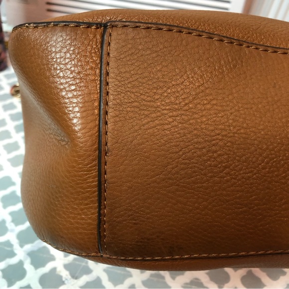 Michael Michael Kors Raven Brown  Large Shoulder Bag Golf Hardware - Picture 12 of 17